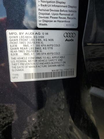 Photo 12 VIN: WA1BY74L77D071014 - AUDI Q7 3.6 QUA 