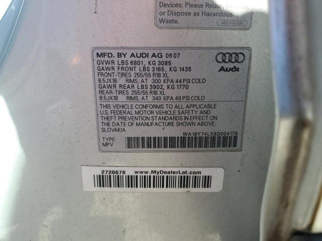 Photo 11 VIN: WA1BY74LX8D004179 - AUDI Q7 3.6 QUA 