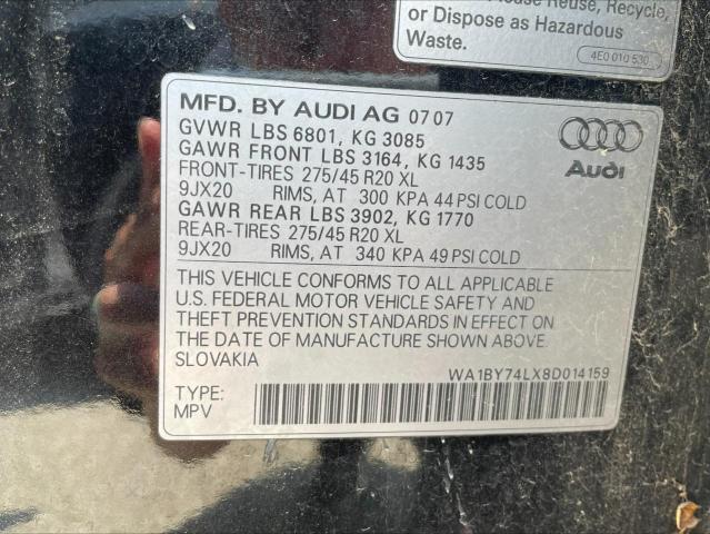 Photo 9 VIN: WA1BY74LX8D014159 - AUDI Q7 