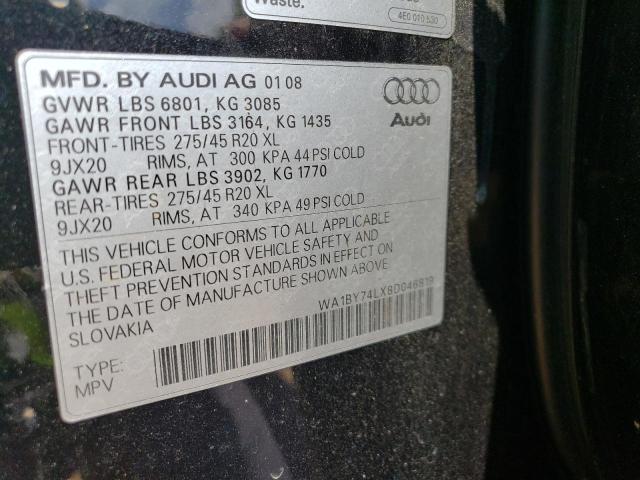 Photo 12 VIN: WA1BY74LX8D046819 - AUDI Q7 3.6 QUA 