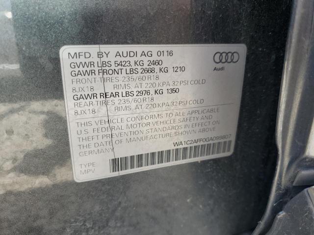 Photo 12 VIN: WA1C2AFP0GA099807 - AUDI Q5 PREMIUM 