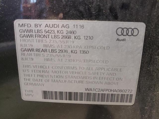 Photo 9 VIN: WA1C2AFP0HA080272 - AUDI Q5 PREMIUM 