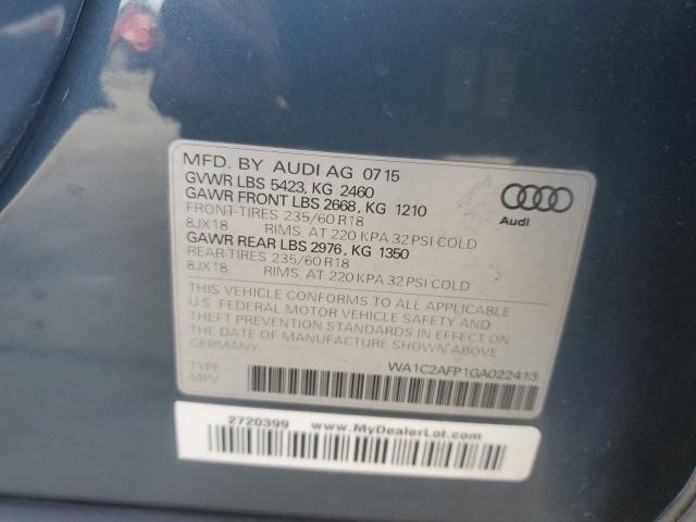 Photo 12 VIN: WA1C2AFP1GA022413 - AUDI Q5 PREMIUM 