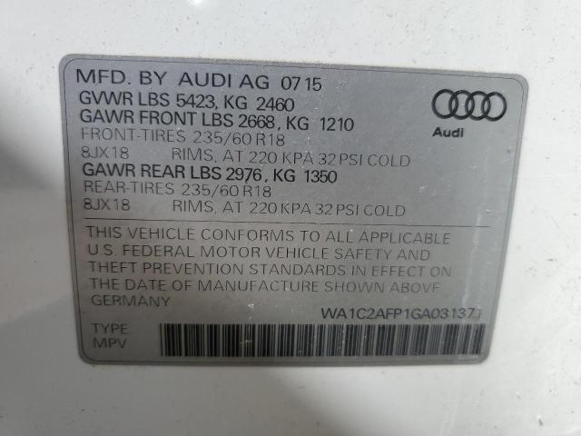 Photo 11 VIN: WA1C2AFP1GA031371 - AUDI Q5 