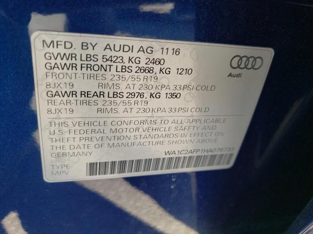 Photo 9 VIN: WA1C2AFP1HA076733 - AUDI Q5 