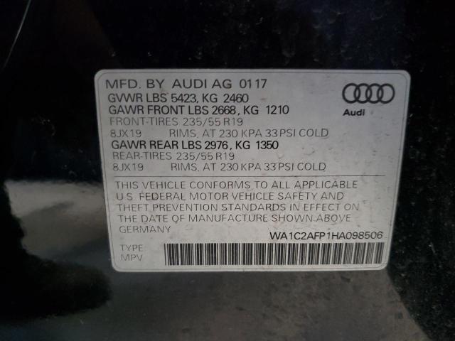 Photo 13 VIN: WA1C2AFP1HA098506 - AUDI Q5 PREMIUM 