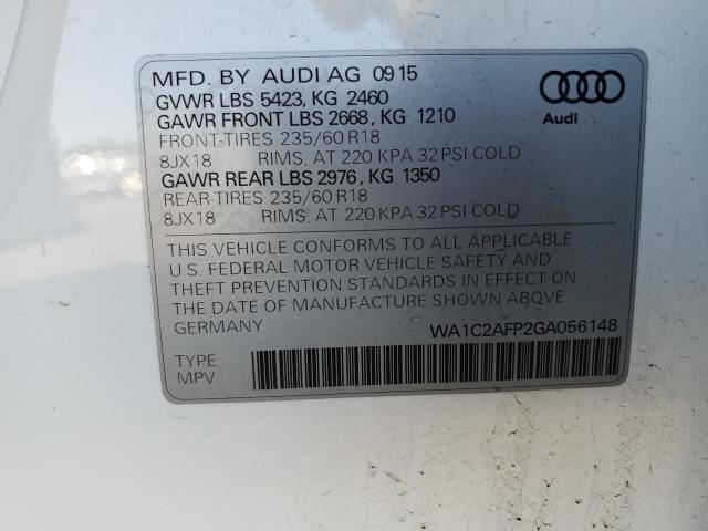 Photo 12 VIN: WA1C2AFP2GA056148 - AUDI Q5 