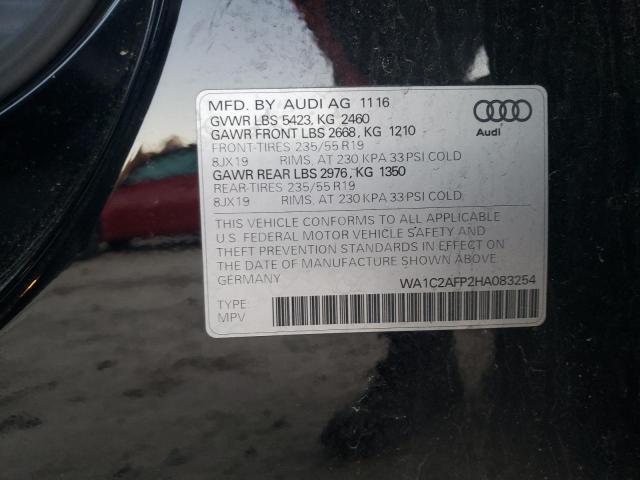 Photo 12 VIN: WA1C2AFP2HA083254 - AUDI Q5 PREMIUM 