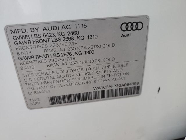 Photo 13 VIN: WA1C2AFP3GA084959 - AUDI Q5 PREMIUM 