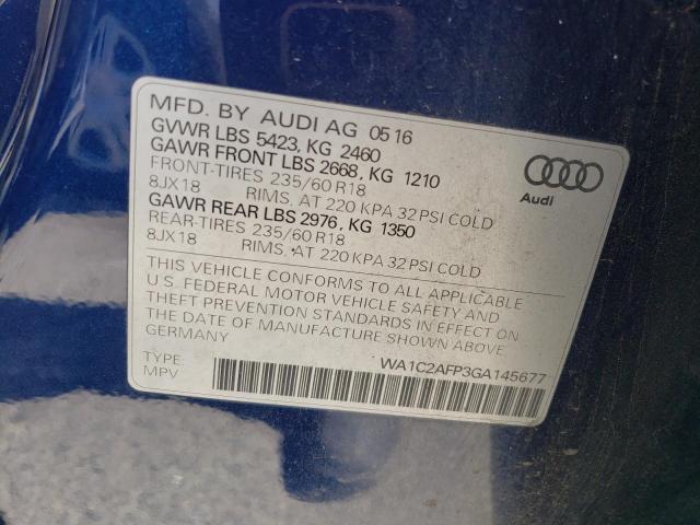 Photo 12 VIN: WA1C2AFP3GA145677 - AUDI Q5 PREMIUM 