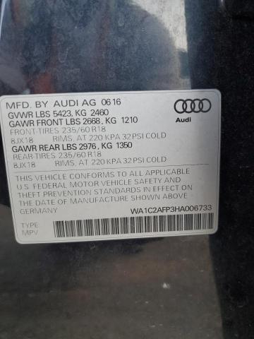 Photo 12 VIN: WA1C2AFP3HA006733 - AUDI Q5 PREMIUM 