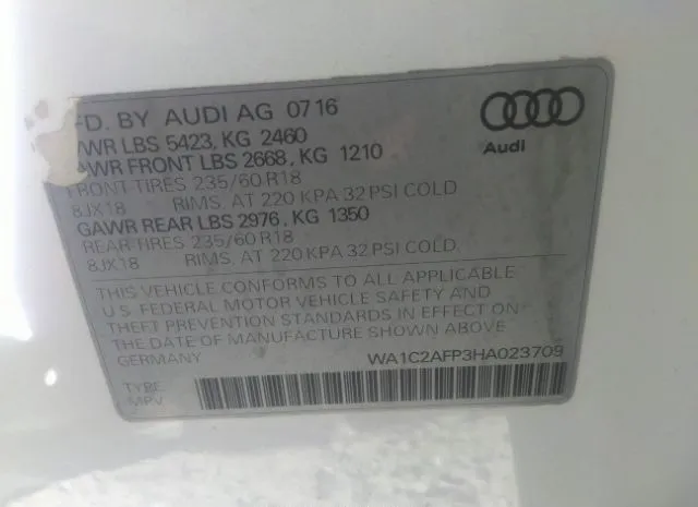 Photo 8 VIN: WA1C2AFP3HA023709 - AUDI Q5 