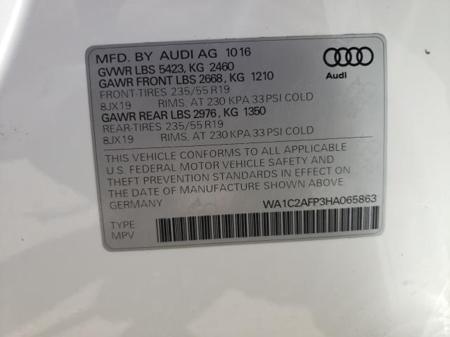 Photo 9 VIN: WA1C2AFP3HA065863 - AUDI Q5 