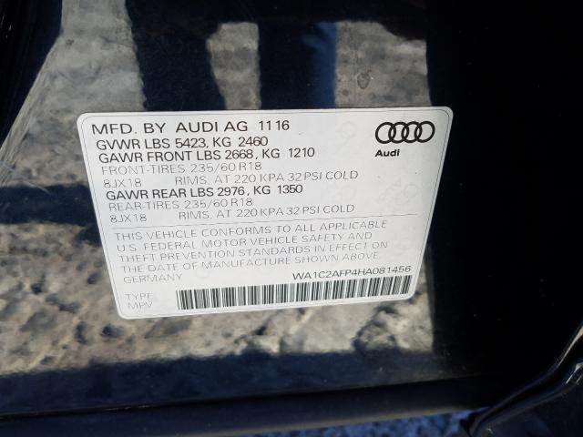 Photo 9 VIN: WA1C2AFP4HA081456 - AUDI Q5 