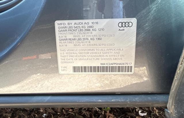 Photo 9 VIN: WA1C2AFP5HA067517 - AUDI Q5 