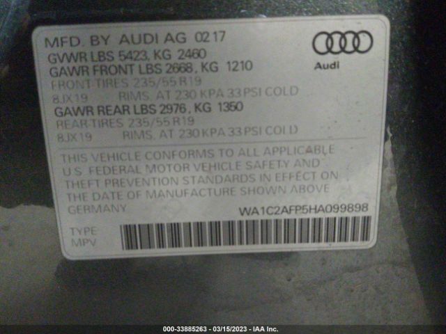 Photo 8 VIN: WA1C2AFP5HA099898 - AUDI Q5 