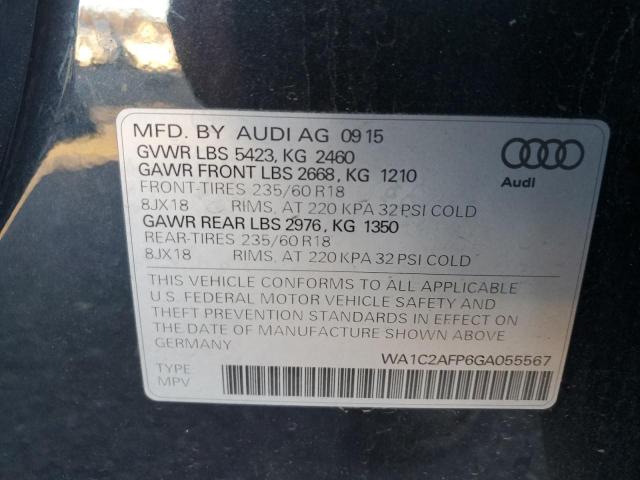 Photo 12 VIN: WA1C2AFP6GA055567 - AUDI Q5 PREMIUM 