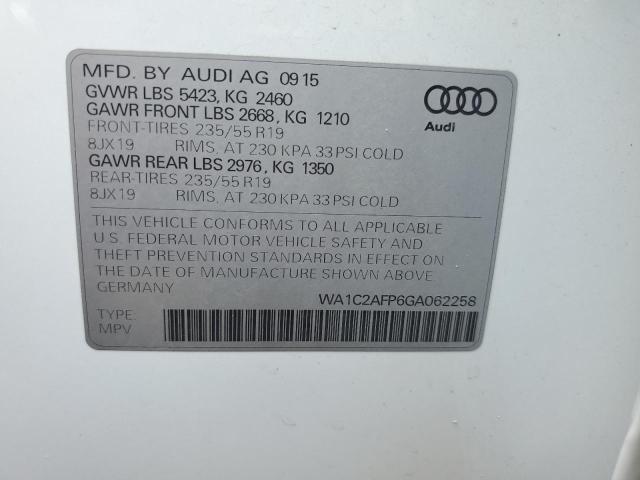 Photo 13 VIN: WA1C2AFP6GA062258 - AUDI Q5 PREMIUM 