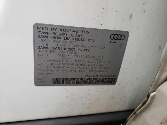 Photo 9 VIN: WA1C2AFP6GA064544 - AUDI Q5 PREMIUM 