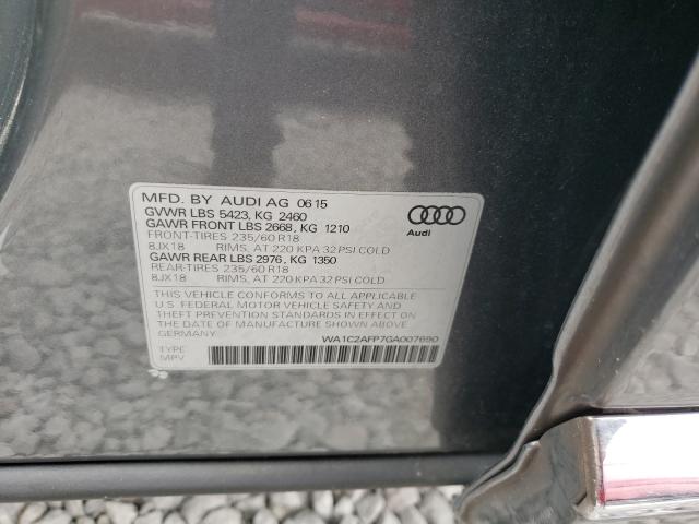 Photo 9 VIN: WA1C2AFP7GA007690 - AUDI Q5 PREMIUM 