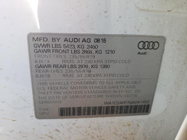 Photo 12 VIN: WA1C2AFP7GA041452 - AUDI Q5 