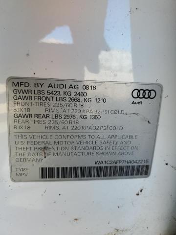 Photo 11 VIN: WA1C2AFP7HA042215 - AUDI Q5 PREMIUM 