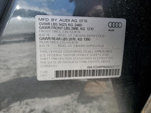 Photo 12 VIN: WA1C2AFP8GA022117 - AUDI Q5 