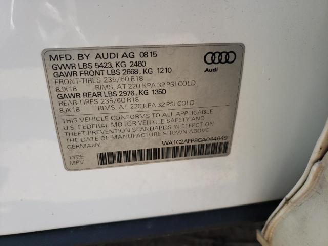 Photo 9 VIN: WA1C2AFP8GA044649 - AUDI Q5 