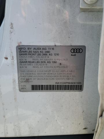 Photo 12 VIN: WA1C2AFP8HA081685 - AUDI Q5 PREMIUM 