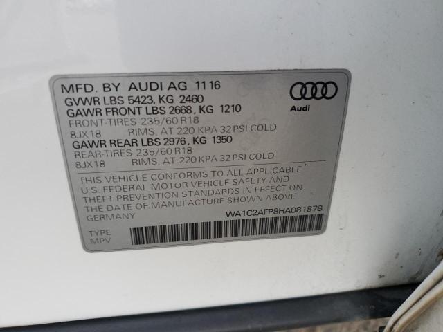 Photo 12 VIN: WA1C2AFP8HA081878 - AUDI Q5 PREMIUM 