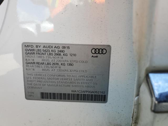 Photo 9 VIN: WA1C2AFP9GA052162 - AUDI Q5 PREMIUM 