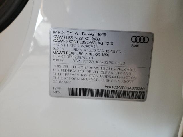 Photo 11 VIN: WA1C2AFP9GA075280 - AUDI Q5 