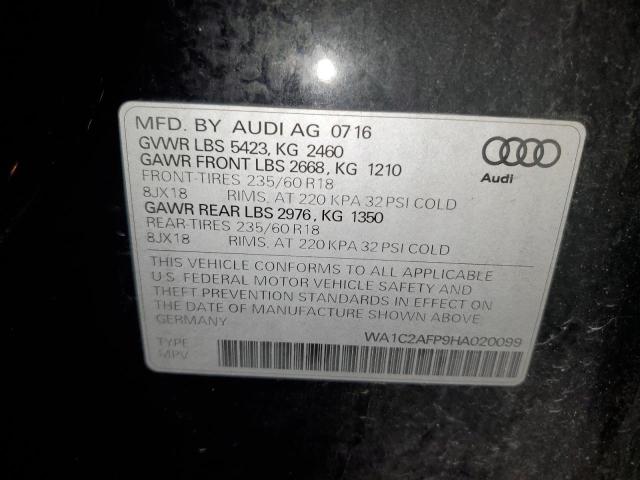 Photo 12 VIN: WA1C2AFP9HA020099 - AUDI Q5 PREMIUM 