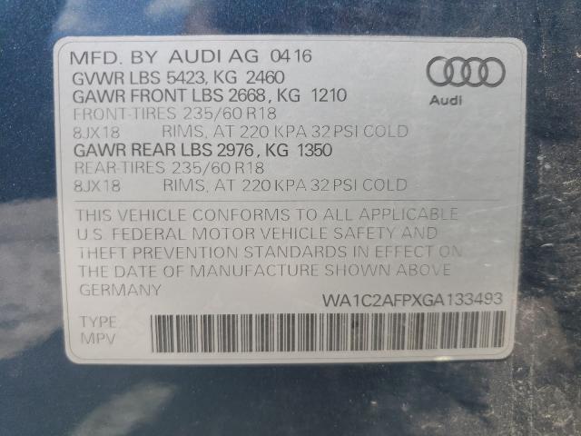 Photo 9 VIN: WA1C2AFPXGA133493 - AUDI Q5 PREMIUM 