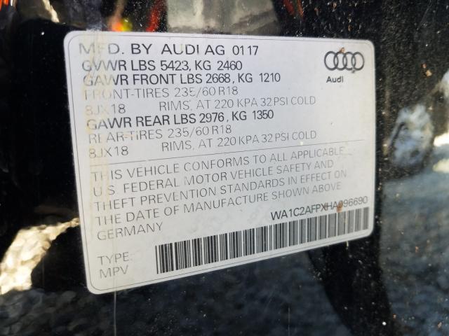 Photo 9 VIN: WA1C2AFPXHA096690 - AUDI Q5 