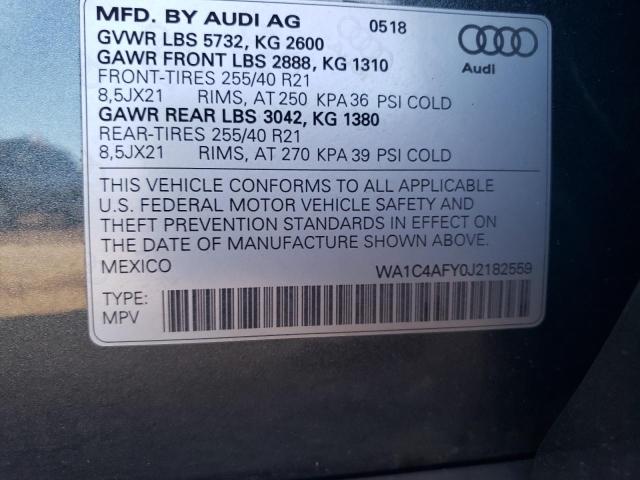 Photo 11 VIN: WA1C4AFY0J2182559 - AUDI SQ5 PRESTI 