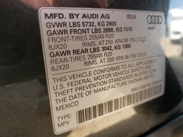 Photo 9 VIN: WA1C4AFY0L2082674 - AUDI SQ5 PRESTI 