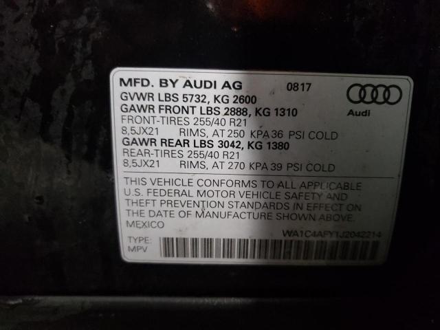 Photo 12 VIN: WA1C4AFY1J2042214 - AUDI SQ5 PRESTI 