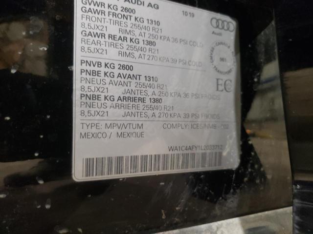 Photo 12 VIN: WA1C4AFY1L2033712 - AUDI SQ5 PRESTI 