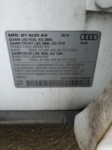 Photo 11 VIN: WA1C4AFY2J2226335 - AUDI SQ5 PRESTI 