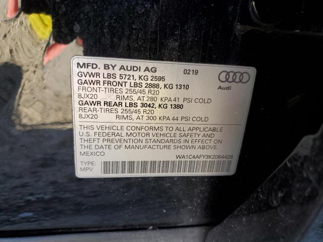 Photo 11 VIN: WA1C4AFY3K2064426 - AUDI SQ5 PRESTI 