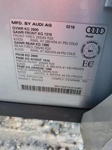 Photo 13 VIN: WA1C4AFY4J2144851 - AUDI SQ5 PRESTI 