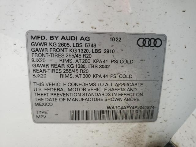 Photo 12 VIN: WA1C4AFY4P2041874 - AUDI SQ5 