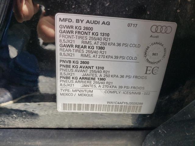 Photo 12 VIN: WA1C4AFY5J2025299 - AUDI SQ5 PRESTI 