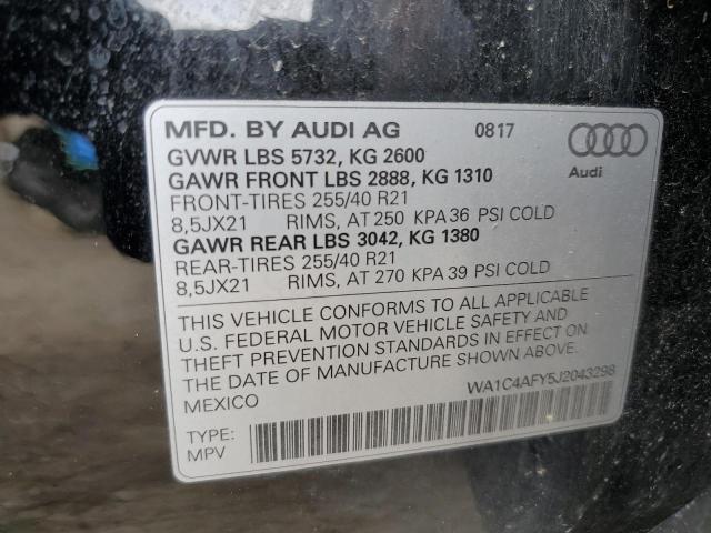 Photo 11 VIN: WA1C4AFY5J2043298 - AUDI SQ5 