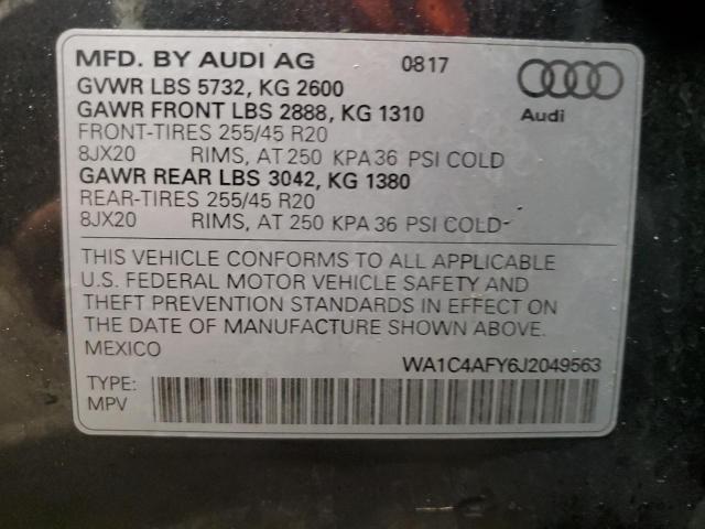 Photo 11 VIN: WA1C4AFY6J2049563 - AUDI SQ5 PRESTI 