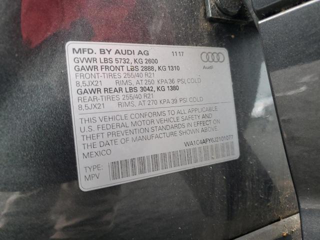 Photo 12 VIN: WA1C4AFY6J2101077 - AUDI SQ5 PRESTI 