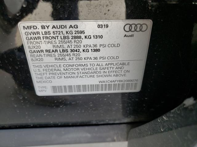 Photo 9 VIN: WA1C4AFY6K2089076 - AUDI SQ5 PRESTI 