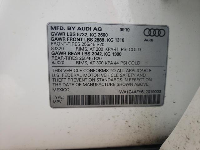 Photo 13 VIN: WA1C4AFY6L2019000 - AUDI SQ5 PRESTI 