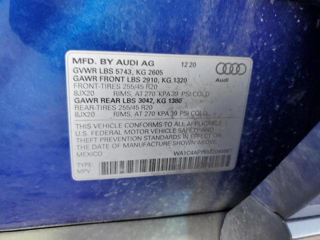 Photo 12 VIN: WA1C4AFY6M2044867 - AUDI SQ5 